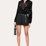 Silk Devoré Blouse