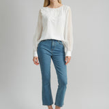 Applique Silk Shirt