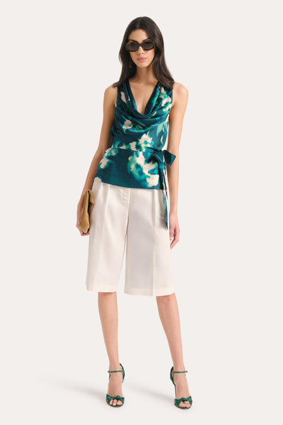 Tina Linen Bermuda Shorts