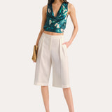 Tina Linen Bermuda Shorts