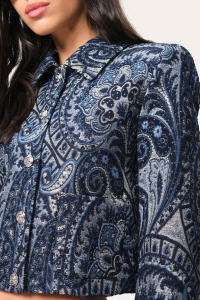 Tailored Jacquard Jacket Image 3