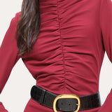 Pinched Bodice Dress
