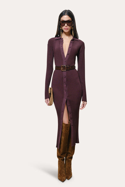 Roxanne Ribbed Duster Dress