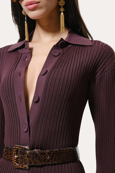 Roxanne Ribbed Duster Dress