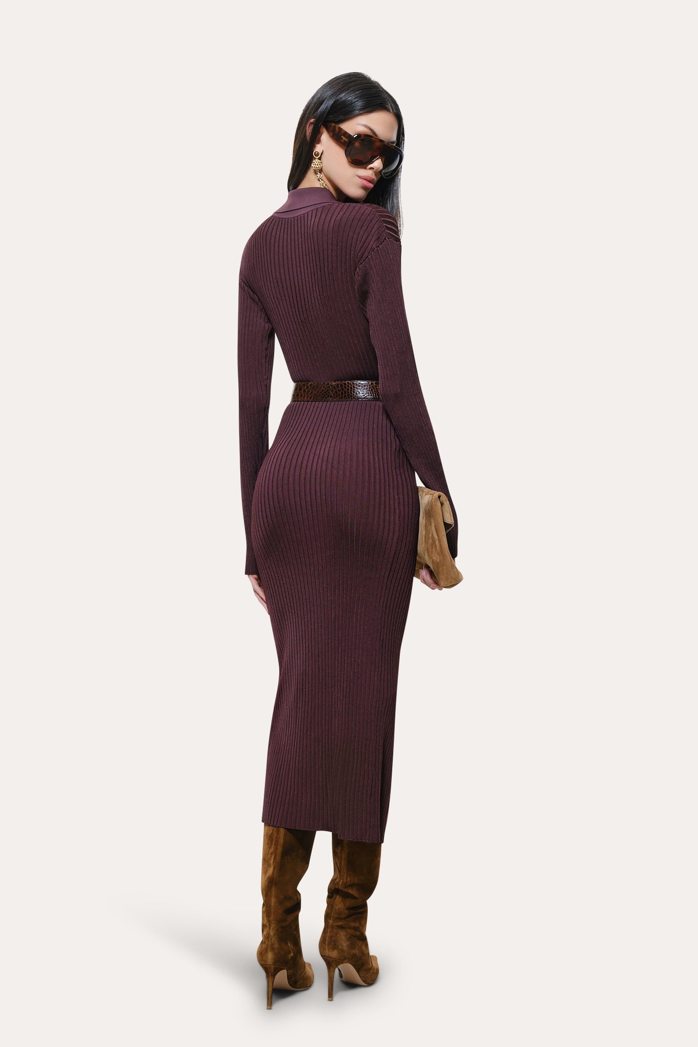 Roxanne Ribbed Duster Dress