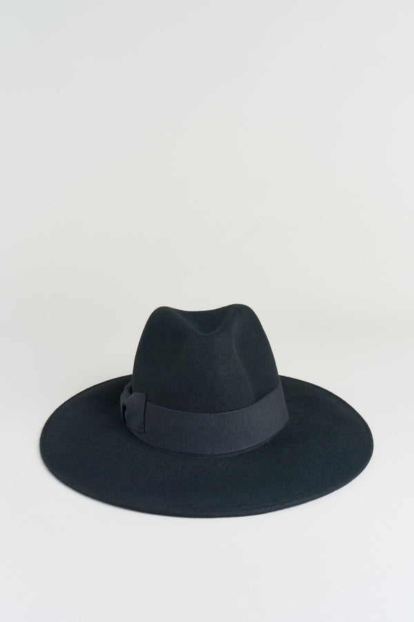 Wide Brim Wool Fedora Hat