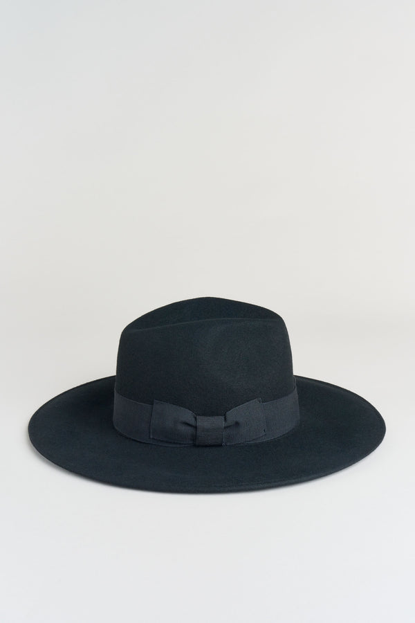 Wide Brim Wool Fedora Hat