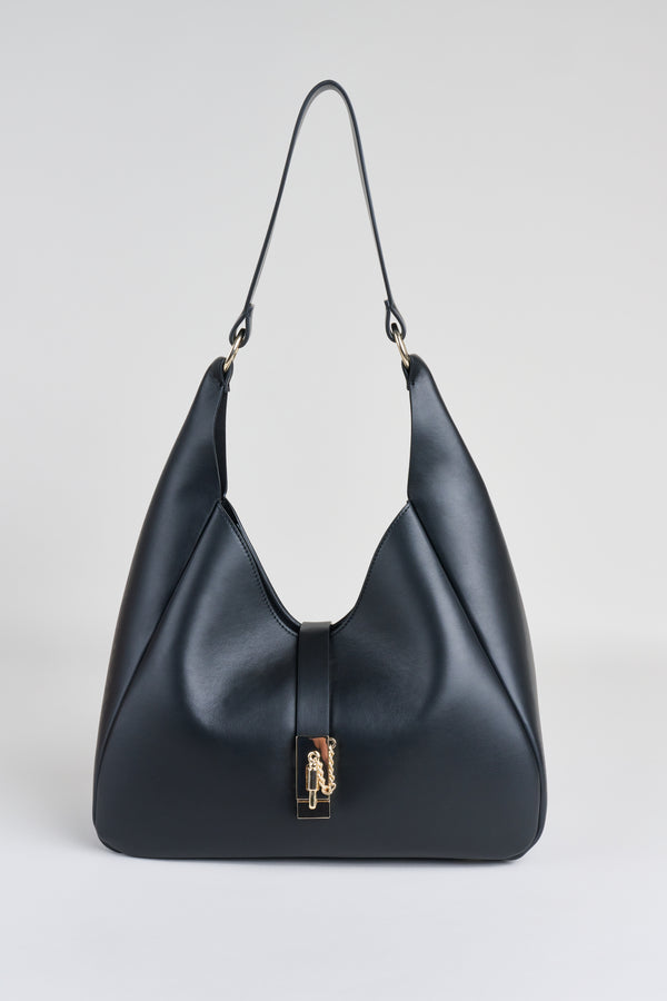 Nappa Leather Hobo Bag