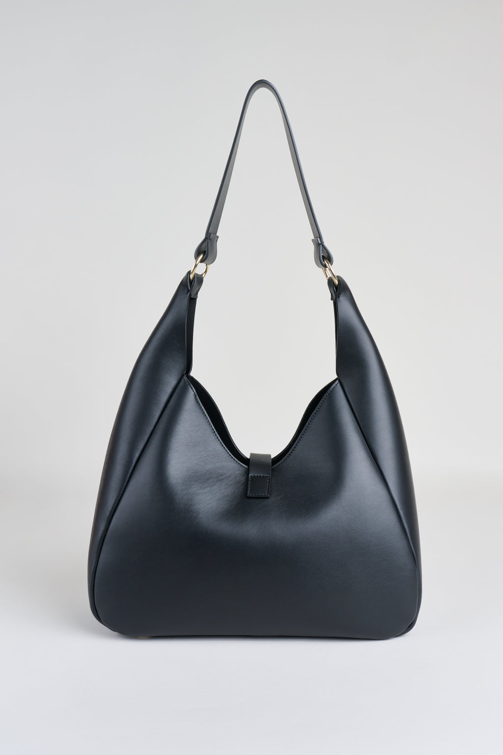 Black soft leather hobo handbags Clearance