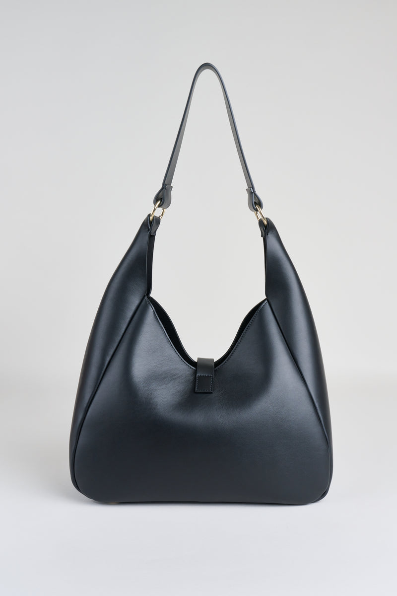 Medium nappa-leather bucket bag | GIORGIO ARMANI Woman