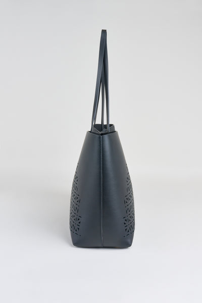 Nappa Leather Lasercut Tote Image 3