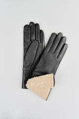 Leather Shearling Gloves