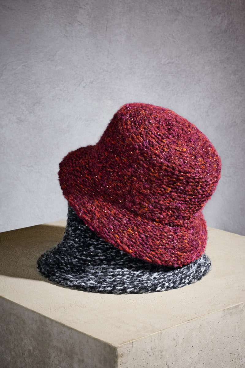 Tweed Bucket Hat Elie Tahari