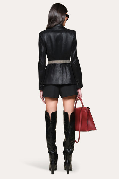 Crocodile Panel Blazer Image 3