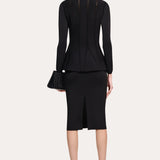 Valerie Milano Pointelle Jacket