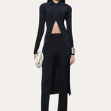 Roxanne Ribbed Flare Pant
