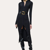Roxanne Ribbed Duster Dress