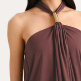 Lila Halterneck Top