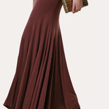 Olympia Off-Shoulder Flare Dress