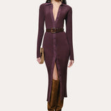 Roxanne Ribbed Duster Dress