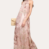 Annie Silk Halter Dress