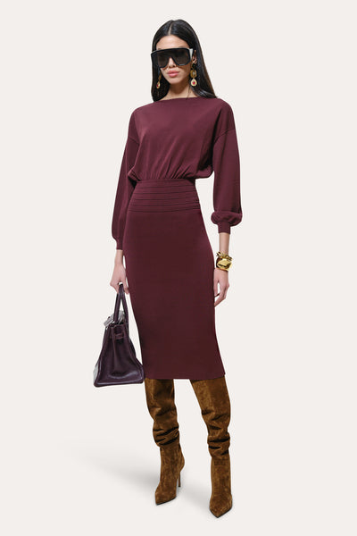 Yara Milano Knit Midi Dress