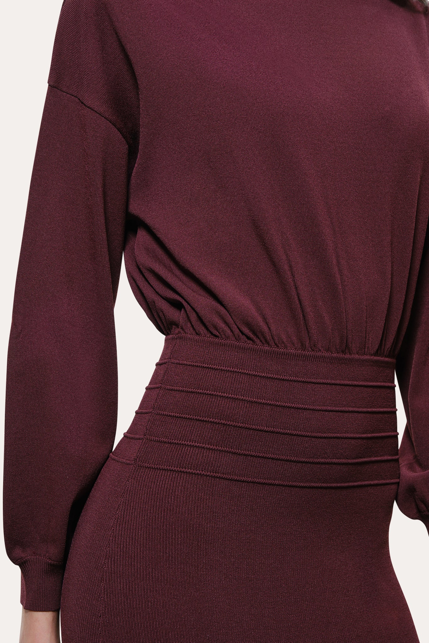 Yara Milano Knit Midi Dress