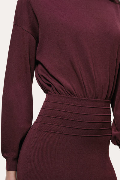 Yara Milano Knit Midi Dress