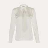 Silk Tie Button Down