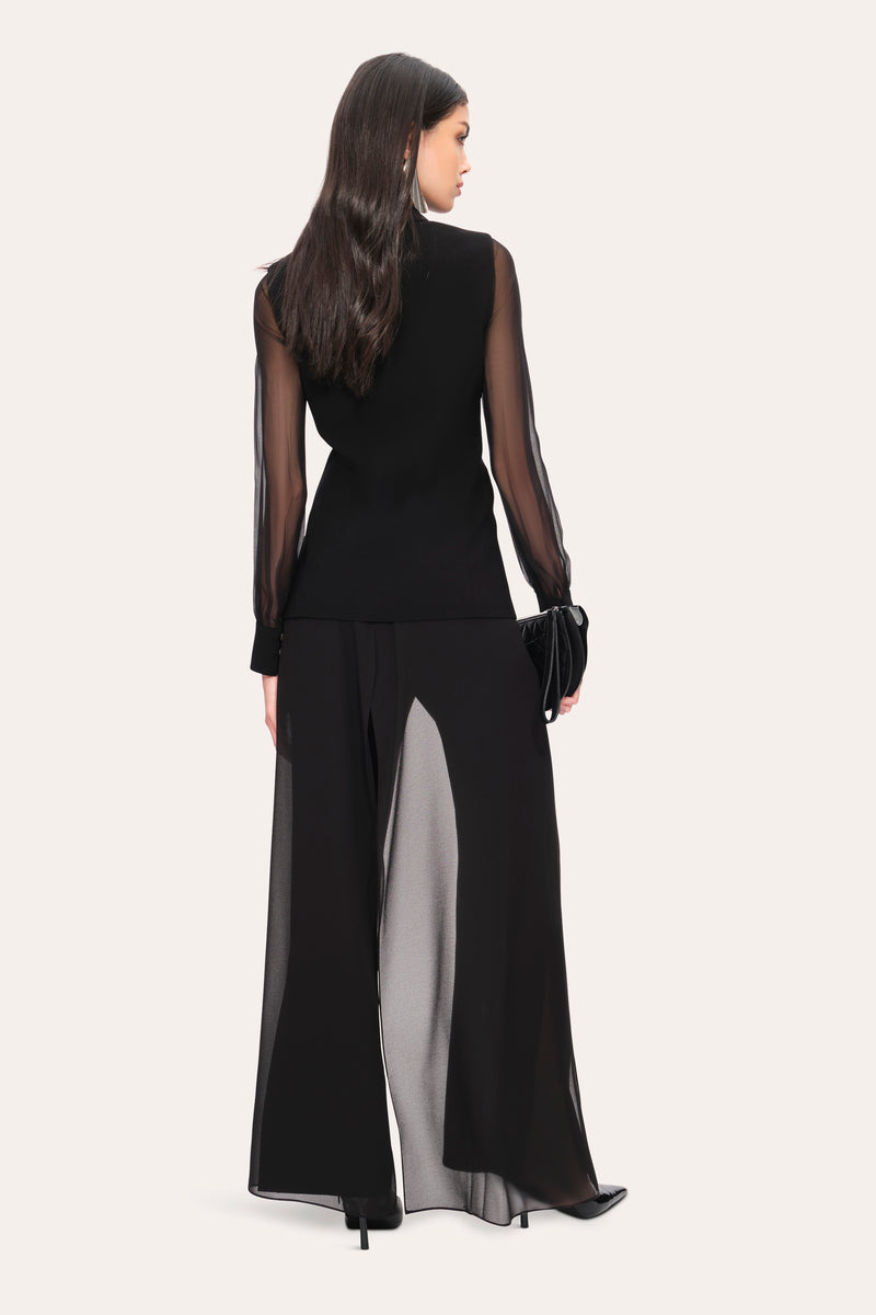 Chiffon Panel Pant Elie Tahari Chiffon Panel Pant Elie Tahari