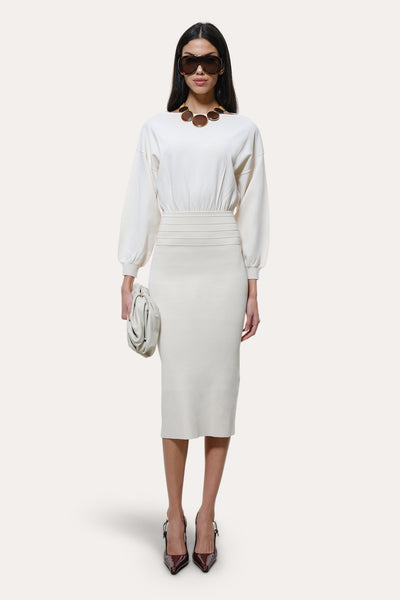 Yara Milano Knit Midi Dress