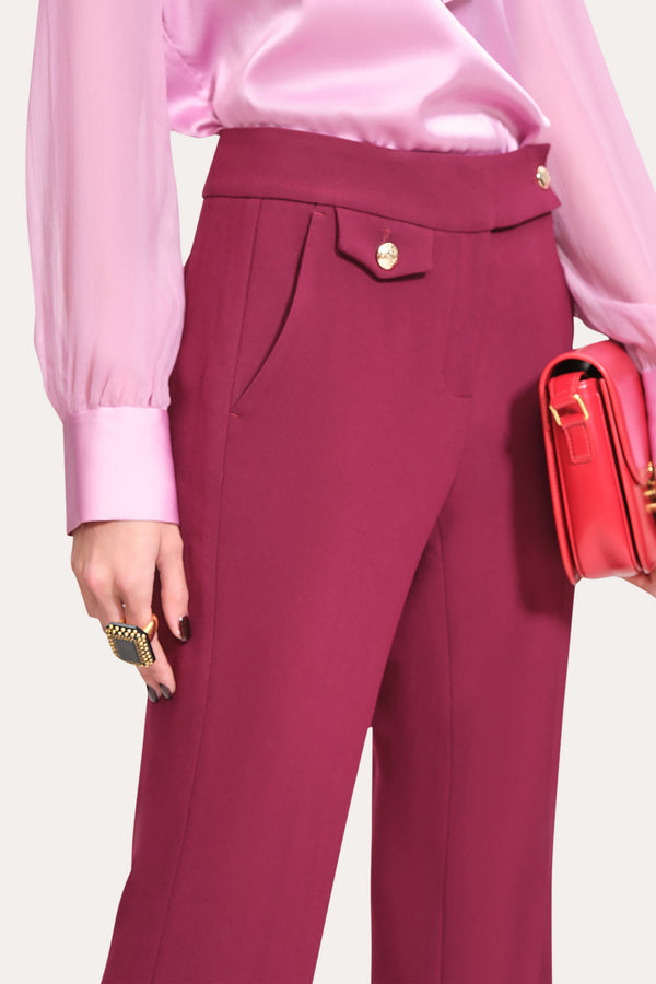 Crepe Flare Pant