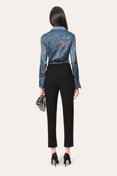 Satin Burnout Shirt Image 4