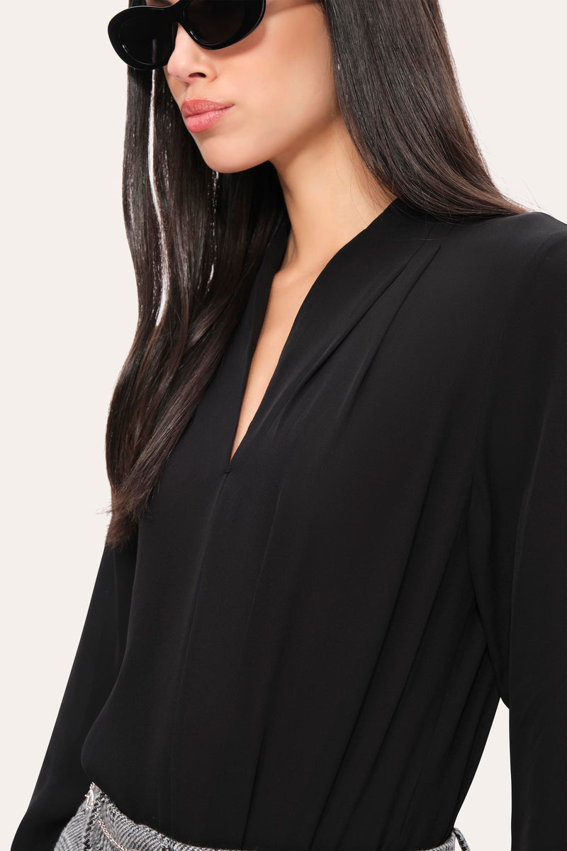 Silk Contour Rib Top