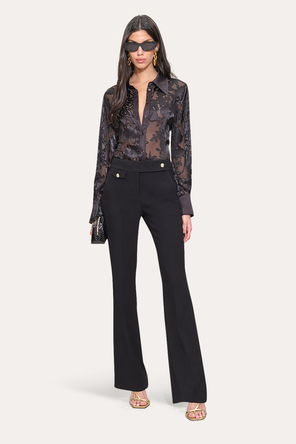 Crepe Flare Pant