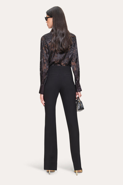 Satin Burnout Shirt Image 4