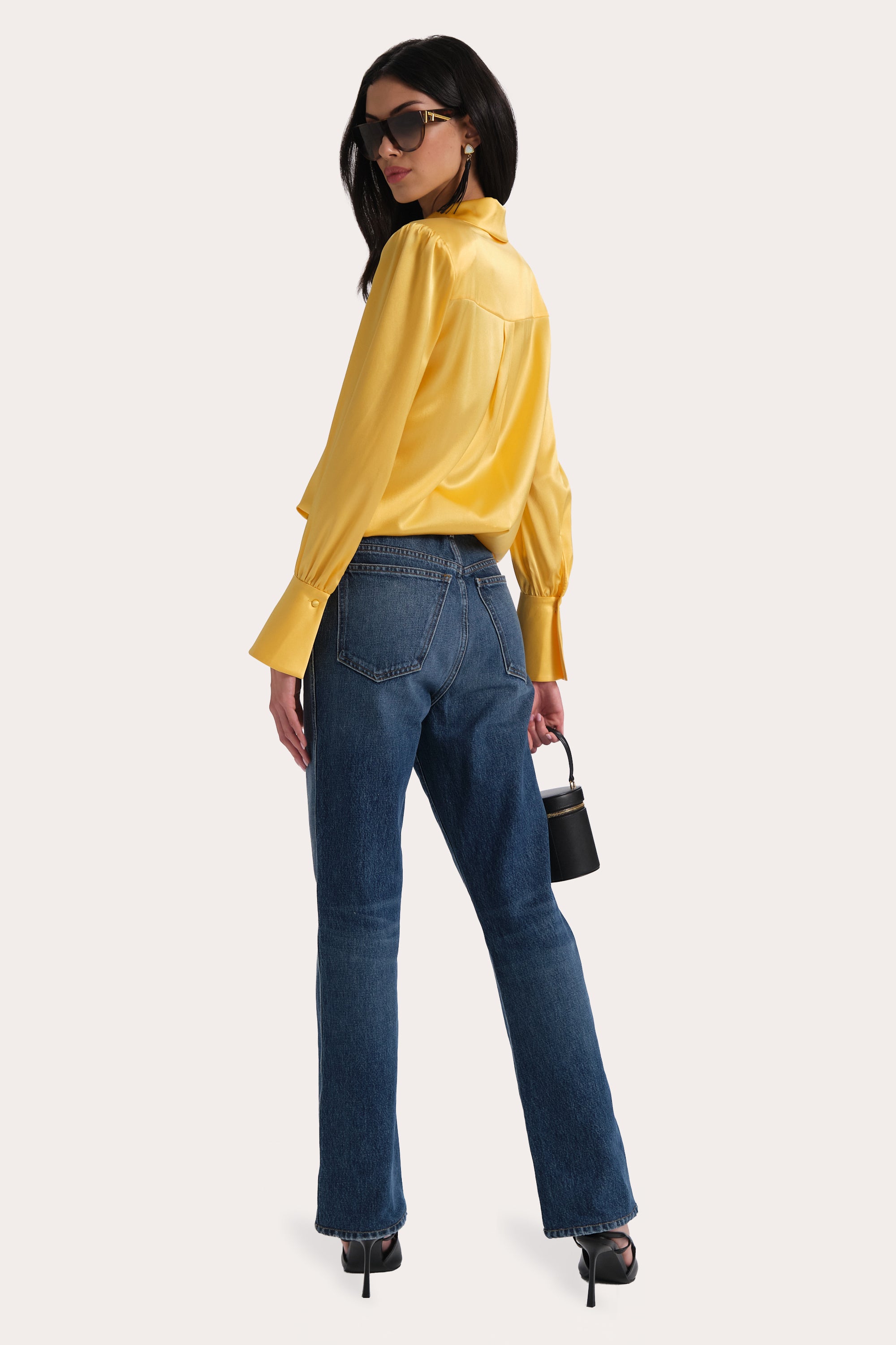 Chloe Charmeuse Blouse