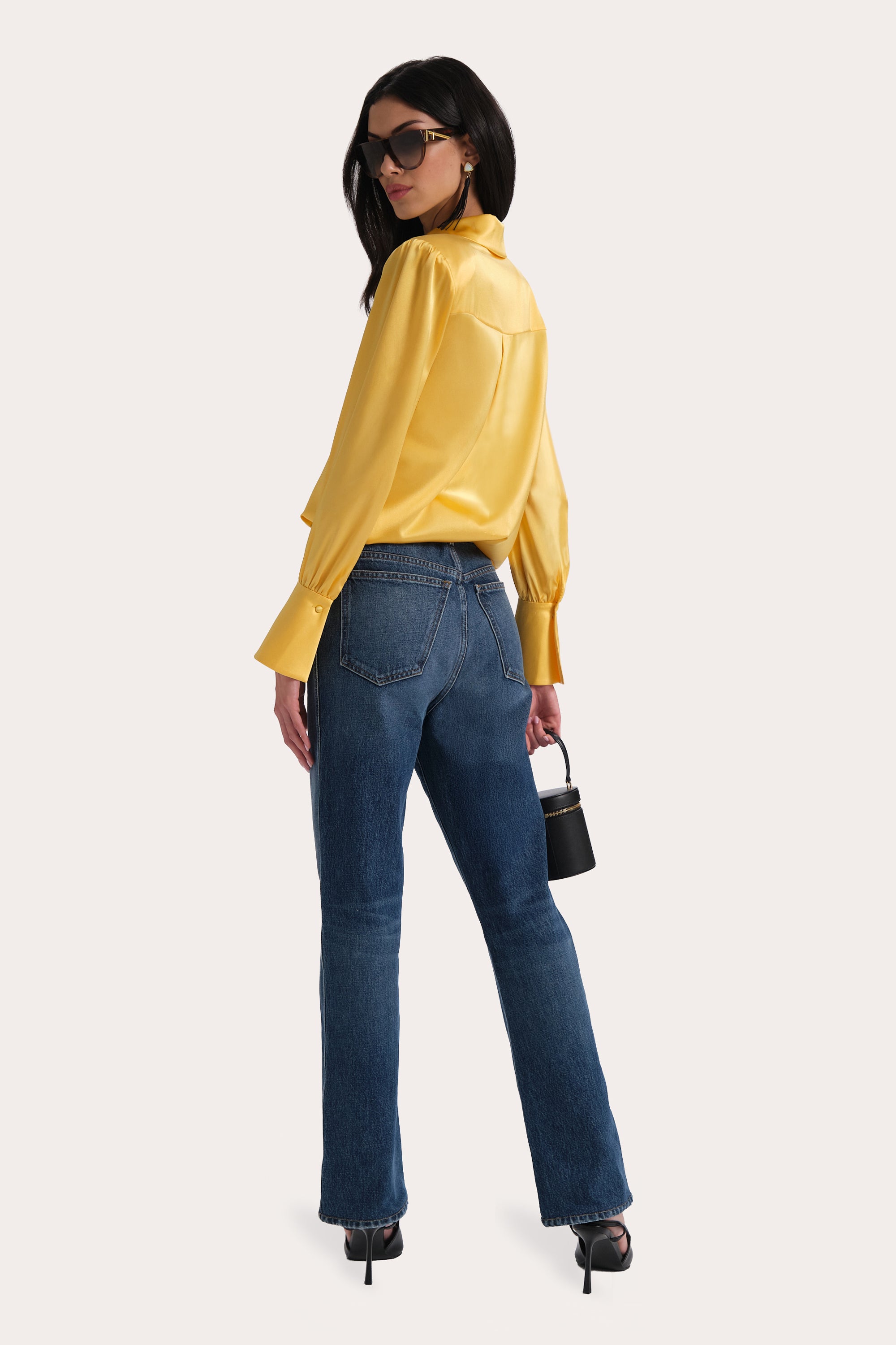 Chloe Charmeuse Blouse