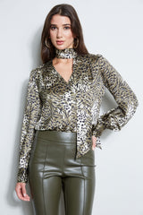 Silk Satin Winter Safari Shirt