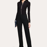 Black pants on a white background