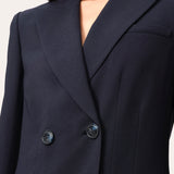 Double Breasted Crepe Blazer
