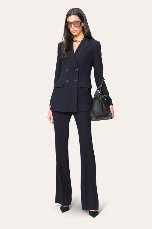 Double Breasted Crepe Blazer
