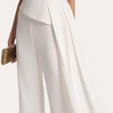 Sylvie Crepe Asymmetric Top