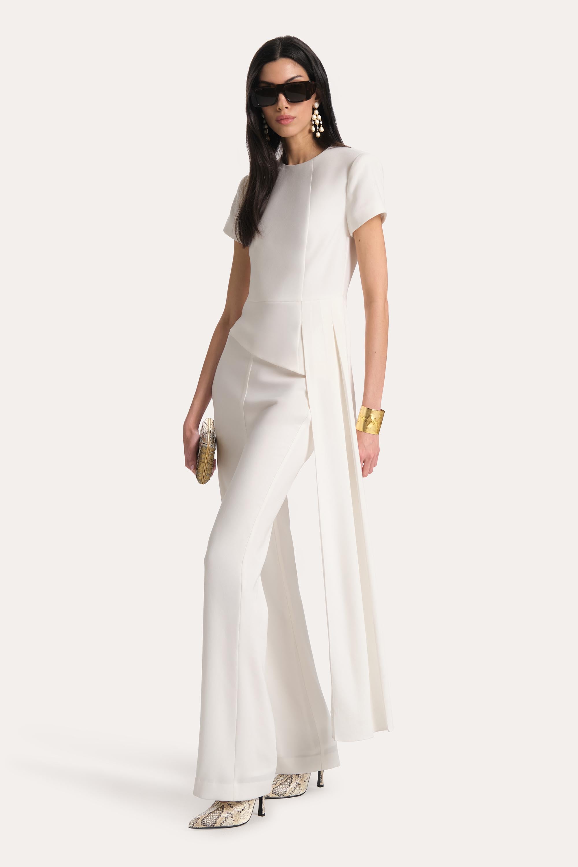 Olivia Fluid Crepe Slim Pant