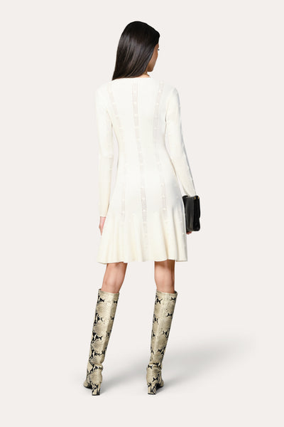 Silk Knitted Dress Image 4