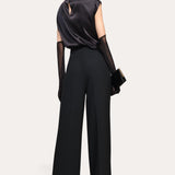 Diane Silk Draped Blouse