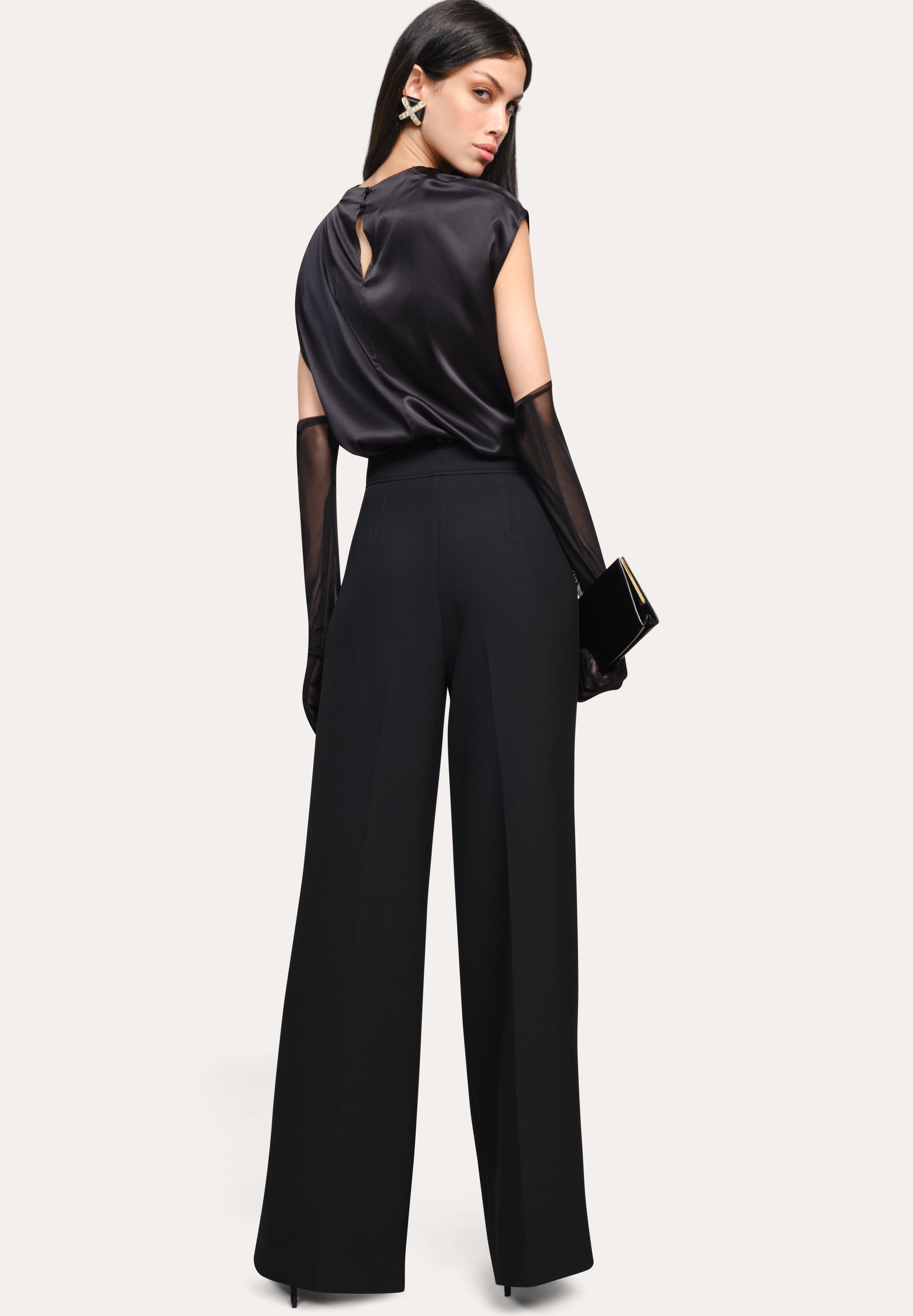 Diane Silk Draped Blouse
