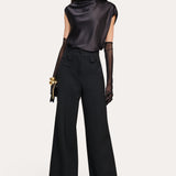 Diane Silk Draped Blouse