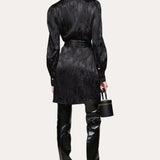 Silk Jacquard Dress