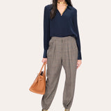 Silk Pintuck Shirt
